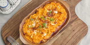Beitragsbild des Blogbeitrags Süßkartoffel Pie, ein Gaumenschmaus der seines Gleichen sucht!