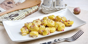 Beitragsbild des Blogbeitrags Gnocchi Parmesan Soße, absolut ein Genuss, fertig in 20 Minuten, wenig Zeit zum Kochen?