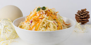 Beitragsbild des Blogbeitrags Cole Slaw, absolut der amerikanische Krautsalat, fertig in 20 Minuten, genial! 