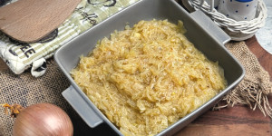 Beitragsbild des Blogbeitrags Sauerkraut, eine Beilage, zubereitet auf unsere Art, einfach genial, genial einfach!