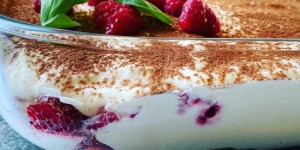 Beitragsbild des Blogbeitrags Himbeer-Tiramisu