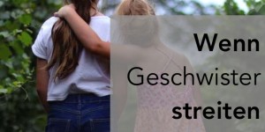 Beitragsbild des Blogbeitrags Was sich liebt, das neckt sich (?) | Was tun bei Geschwisterstreit?