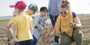 Beitragsbild des Blogbeitrags Wo kommt dein Essen her? | Mit Gourmet Kids und 20 Kindern beim BIO Bauern