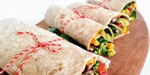 Beitragsbild des Blogbeitrags Vegane Hot Mexican Wraps 