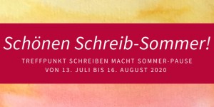 Beitragsbild des Blogbeitrags Tipps für deinen Schreib-Sommer