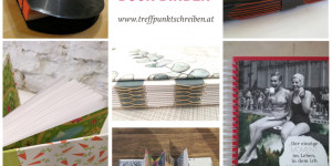 Beitragsbild des Blogbeitrags Bücher selbst binden – seitenweise Möglichkeiten (Melanie Mezera)