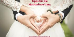 Beitragsbild des Blogbeitrags Tipps für die Hochzeitszeitung