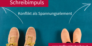 Beitragsbild des Blogbeitrags Schreibimpuls – Konflikt als Spannungselement