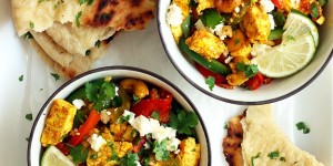 Beitragsbild des Blogbeitrags Einfaches Paneer Jalfrezi 