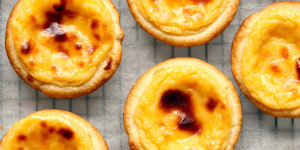 Beitragsbild des Blogbeitrags Pastéis de Nata aus dem Kochbuch 