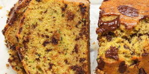 Beitragsbild des Blogbeitrags Zucchini Bread mit Schokolade