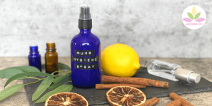 Beitragsbild des Blogbeitrags MUNDHYGIENESPRAY MIT ANTIVIRALEN ÄTHERISCHEN ÖLEN SELBERMACHEN