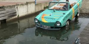 Beitragsbild des Blogbeitrags Exklusiv: Taufe für einen automobilen Meilenstein im Mittellandkanal