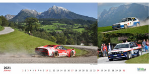 Beitragsbild des Blogbeitrags Austrian Rallye Legends Kalender 2021 - Atemberaubende Kulisse trifft Legenden