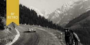 Beitragsbild des Blogbeitrags Bergrennen auf der Rossfeldstraße in Berchtesgaden 1961 