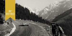 Beitragsbild des Blogbeitrags Bergrennen auf der Rossfeldstraße in Berchtesgaden 1961
