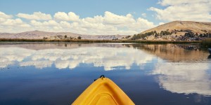 Beitragsbild des Blogbeitrags Kajaktour auf dem Titicacasee