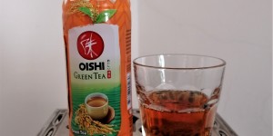 Beitragsbild des Blogbeitrags OISHI - GREEN TEA WITH GENMAL FLAVOUR: EISTEE MIT GETREIDEGESCHMACK?