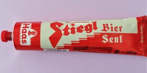 Beitragsbild des Blogbeitrags HAAS - SALZBURGER STIEGL BIER SENF: SCHMECKT DER SENF WIRKLICH NACH BIER? 