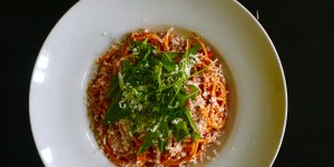 Beitragsbild des Blogbeitrags Roasted Pepper Pasta 