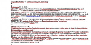 Beitragsbild des Blogbeitrags Das Bundeskanzleramt und das BMEIA wurde auch benachrichtigt 