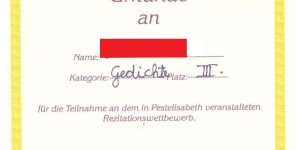 Beitragsbild des Blogbeitrags Rezitationswettbewerb Kategorie Gedicht Platz III mit dem Gedicht vom August Heinrich Hoffmann von Fallersleben