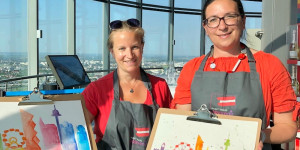Beitragsbild des Blogbeitrags Paint Your Souvenir: Kreativ Reisen in Wien 