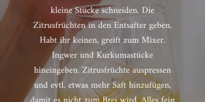 Beitragsbild des Blogbeitrags IMMUNBOOSTER GINGERSHOTS
