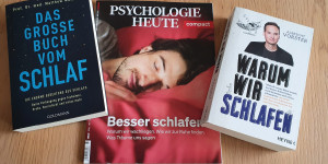 Beitragsbild des Blogbeitrags Lesetipps zum Thema Schlafen 