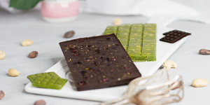 Beitragsbild des Blogbeitrags Gesunde Schokolade … (vegan)