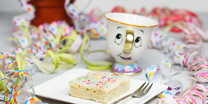 Beitragsbild des Blogbeitrags Konfettikuchen … (vegan)