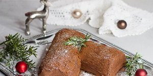 Beitragsbild des Blogbeitrags Bûche de Noël … (vegan)