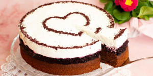 Beitragsbild des Blogbeitrags Heidelbeer-Roggen-Torte … (vegan)