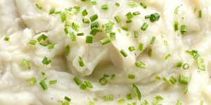 Beitragsbild des Blogbeitrags Blumenkohl-Püree (grün)