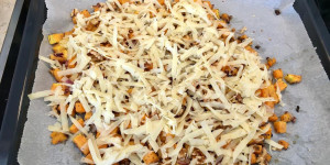 Beitragsbild des Blogbeitrags Kürbis mit Käse überbacken (ab Stabilisierungsphase grün)