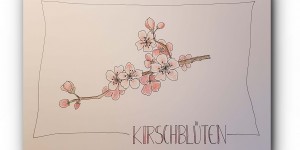 Beitragsbild des Blogbeitrags ZEICHNEN 4.20 – Kirschblütenzweig