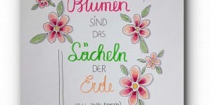 Beitragsbild des Blogbeitrags ZEICHNEN 10.20 – Blumen lächeln 