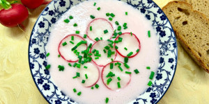 Beitragsbild des Blogbeitrags Radieschensuppe