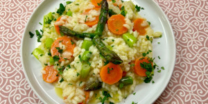 Beitragsbild des Blogbeitrags Risotto Primavera 