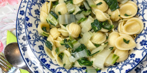 Beitragsbild des Blogbeitrags Pasta mit Mangold 