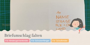 Beitragsbild des Blogbeitrags Briefumschlag falten