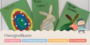 Beitragsbild des Blogbeitrags Ostergrußkarte 