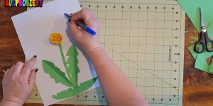 Beitragsbild des Blogbeitrags Video: Bastelanleitung Löwenzahn