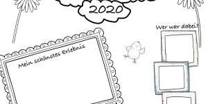 Beitragsbild des Blogbeitrags Portfolioblatt: Osterferien/Osterzeit 2020