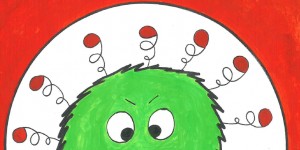 Beitragsbild des Blogbeitrags Bilderbuch Bye-bye Mister Corona zum Download 