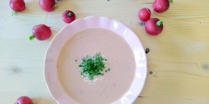 Beitragsbild des Blogbeitrags Radieschensuppe