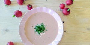 Beitragsbild des Blogbeitrags Radieschensuppe 