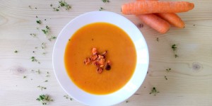Beitragsbild des Blogbeitrags Karottensuppe