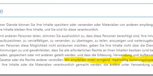 Beitragsbild des Blogbeitrags Backup von O365 notwendig ? 