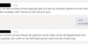 Beitragsbild des Blogbeitrags Gelöschten privaten Kanal wiederherstellen